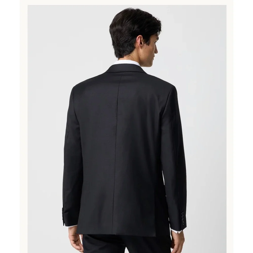 J.Crew Slim-fit Thompson Tuxedo Jacket Black 42L NEW 100% Wool Blazer AZ235